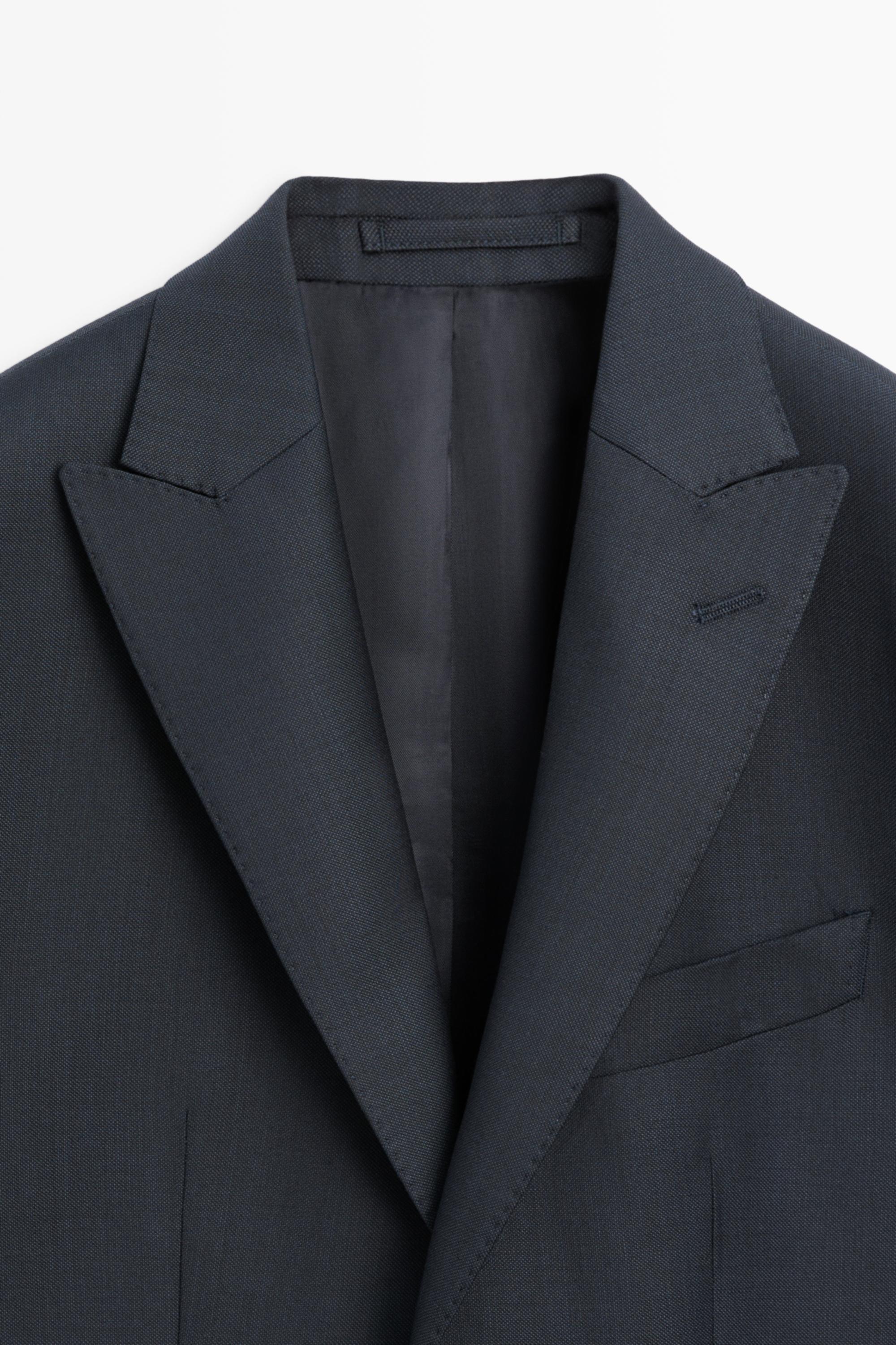 100% wool suit blazer